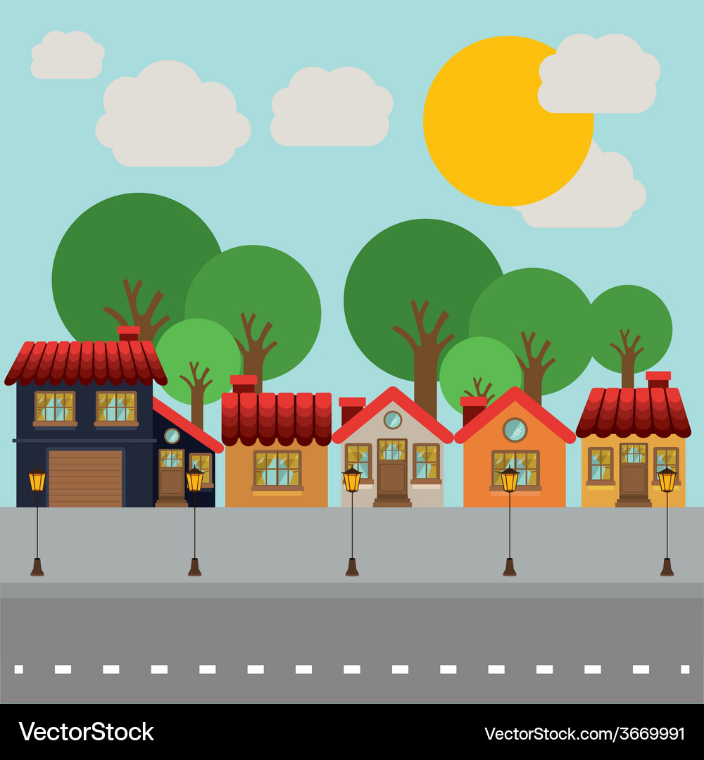 Landscape design Royalty Free Vector Image - VectorStock