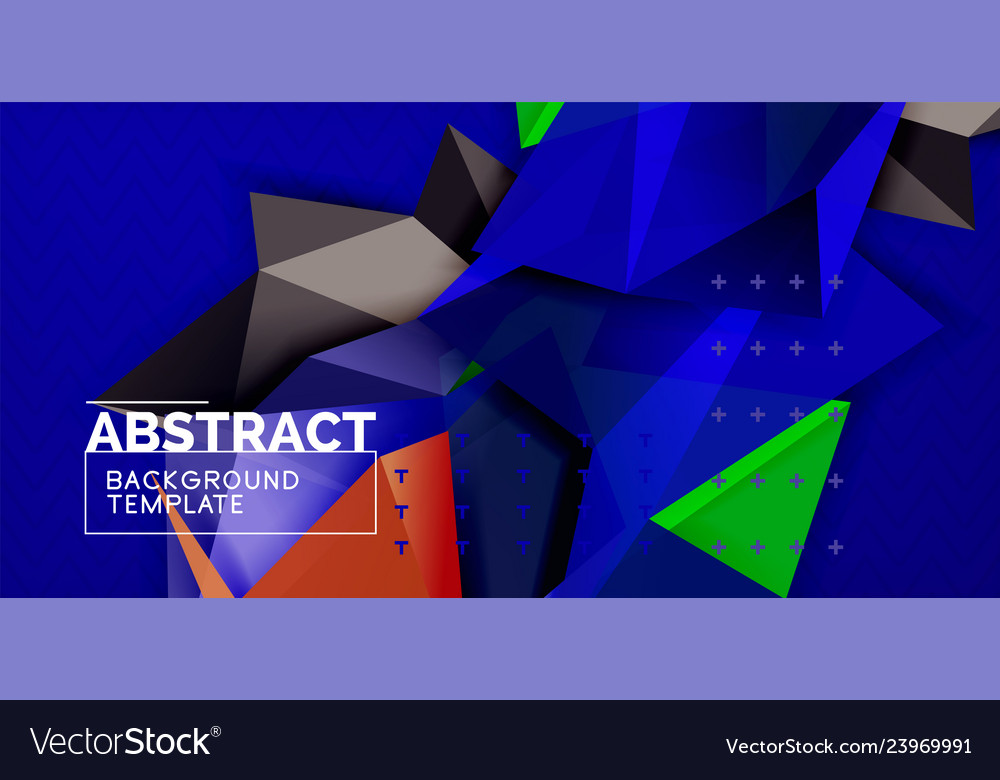 Triangular low poly background design
