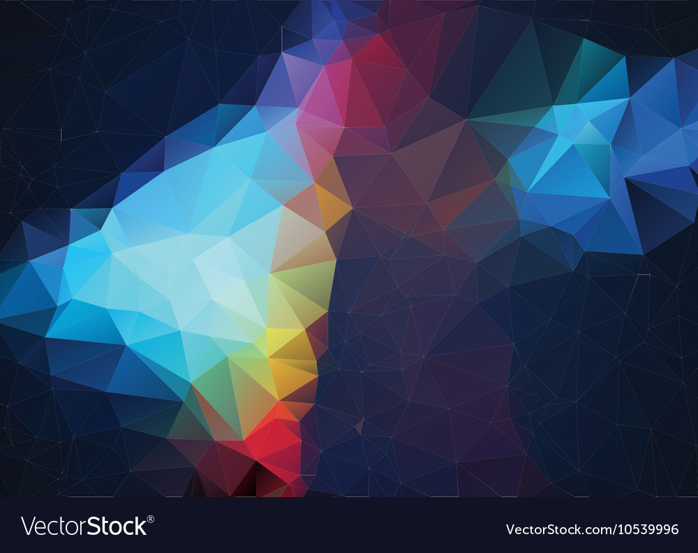 Abstract retro trianglecolor background