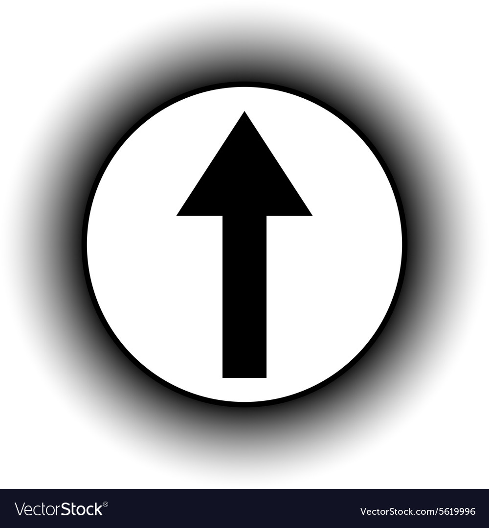 Arrow straight button
