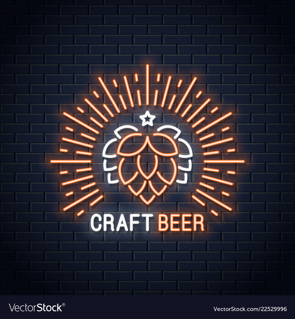 craft beer neon signs