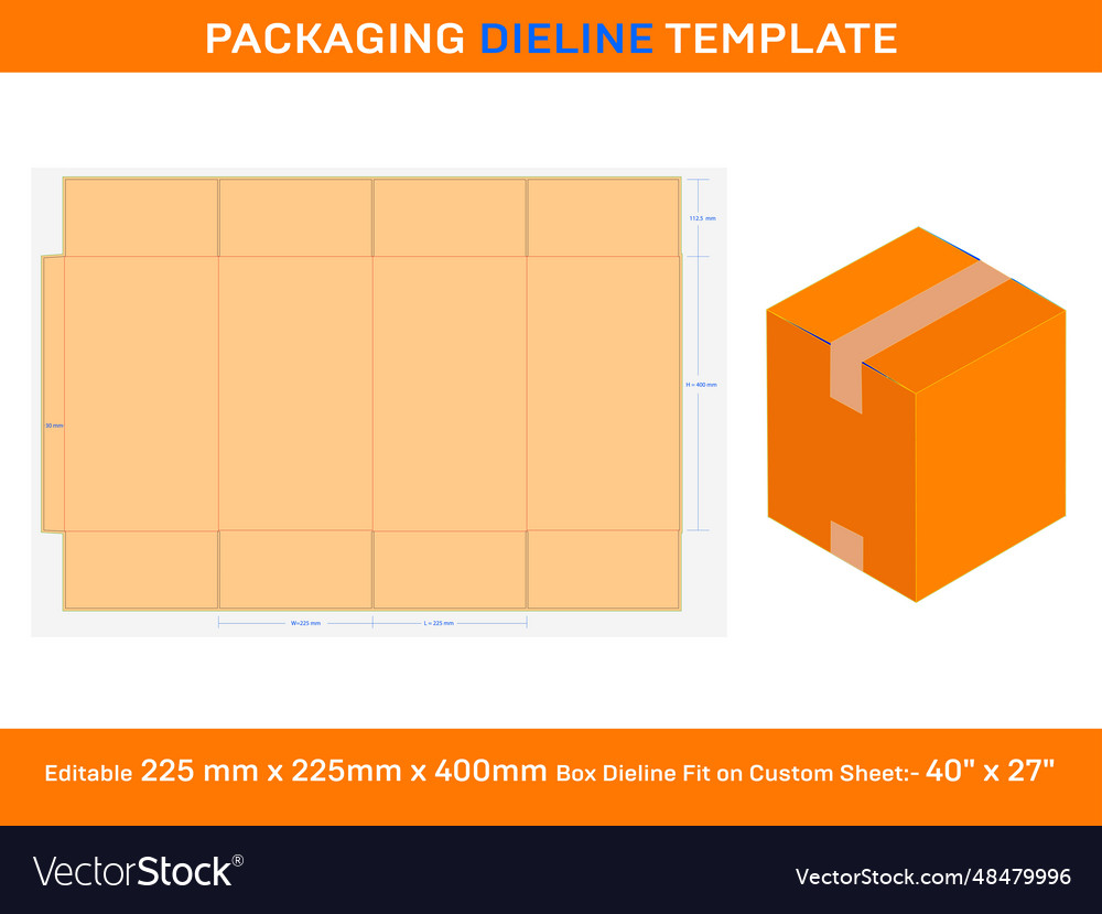 Cardboard box dieline template svg ai eps pdf dxf vector image Cardboard box dieline template svg ai eps pdf dxf