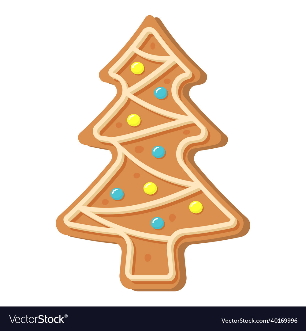 Christmas gingerbread tree