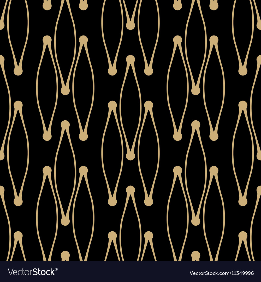 Golden line pattern on dark background