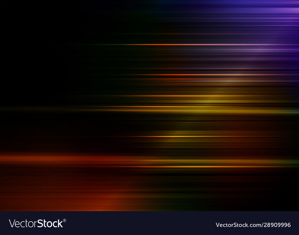 Horizontal speed lines with colorful background vector image Horizontal speed lines with colorful background