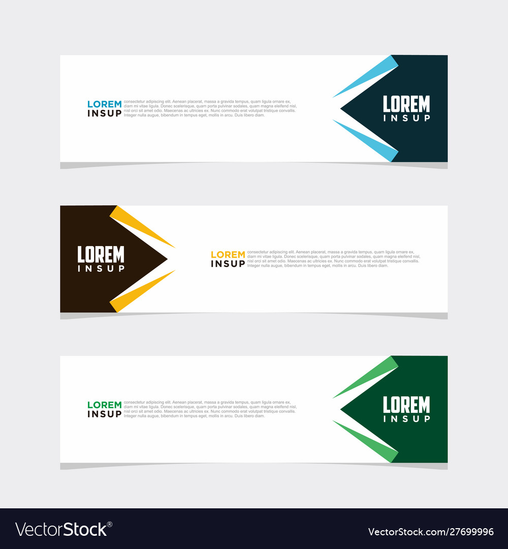 Modern banner web background abstract design