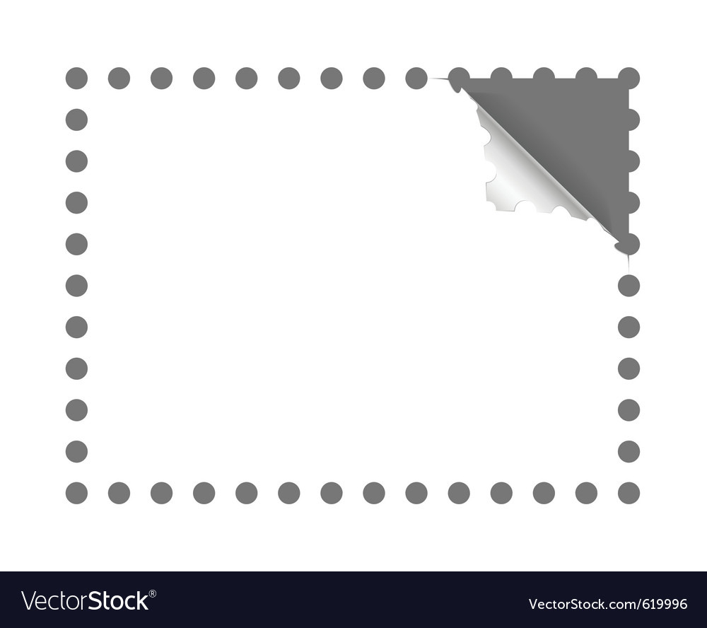 Perforated Postage Stamp