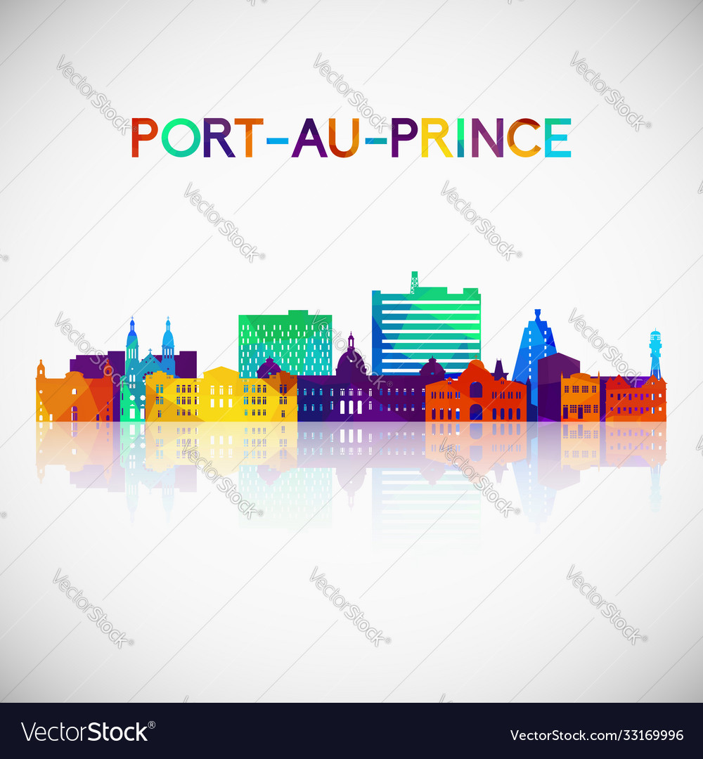 Port-au-prince Skyline Silhouette