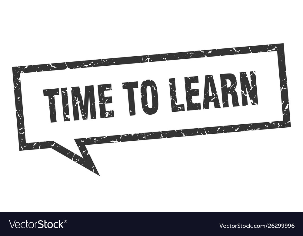 Time to learn sign square speech