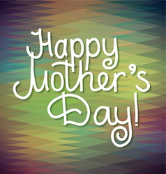 Happy mothers day hand-drawn lettering Royalty Free Vector