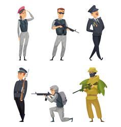 Girls with guns Royalty Free Vector Image - VectorStock