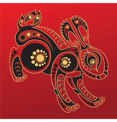 Chinese horoscope year of the ox Royalty Free Vector Image