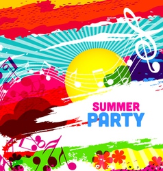 Blue striped summer background Royalty Free Vector Image