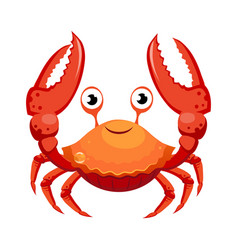 Red crab Royalty Free Vector Image - VectorStock