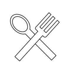Isolated spoon design Royalty Free Vector Image