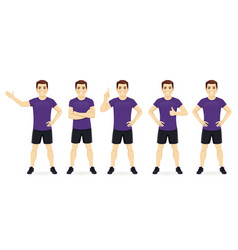 Sport man and woman Royalty Free Vector Image - VectorStock