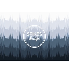 Background sharp spikes Royalty Free Vector Image