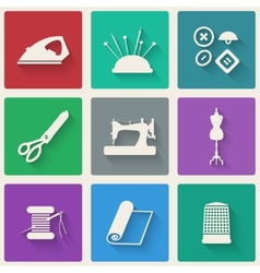 Set sewing Royalty Free Vector Image - VectorStock