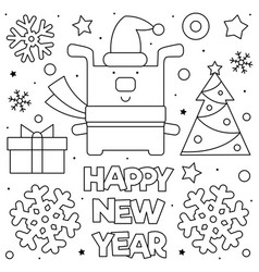 Black And White Coloring Page Royalty Free Vector Image