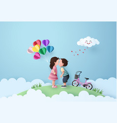 Boy and girl Royalty Free Vector Image - VectorStock