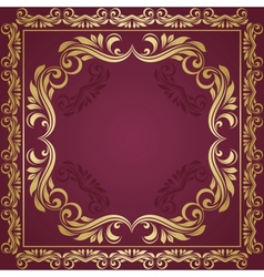 Gold frame Royalty Free Vector Image - VectorStock