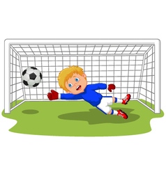 Goalkeeper Royalty Free Vector Image - VectorStock