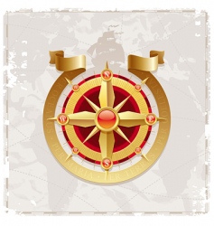 Vintage compass rose Royalty Free Vector Image