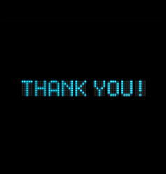 Thanks for watching retro text styles Royalty Free Vector