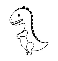 Isolated dinosaur toy design Royalty Free Vector Image