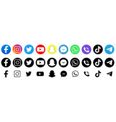 Instagram Facebook Youtube Logo Vector Images Over 490