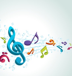 Abstract music background Royalty Free Vector Image