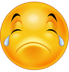 Sad emoticon face Royalty Free Vector Image - VectorStock