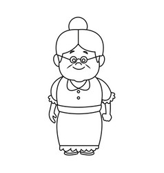 Download Grandma Old Outline Vector Images (over 120)