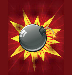 Cartoon air bomb Royalty Free Vector Image - VectorStock