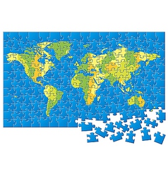 Jigsaw puzzle Royalty Free Vector Image - VectorStock