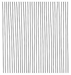 Hand drawn vertical parallel thin black lines on Vector Image