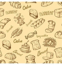Bread hand drawn set Royalty Free Vector Image