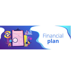 Cash flow statement concept Royalty Free Vector Image
