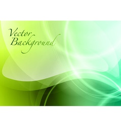 Abstract green wave background Royalty Free Vector Image
