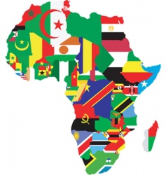 Map of africa Royalty Free Vector Image - VectorStock