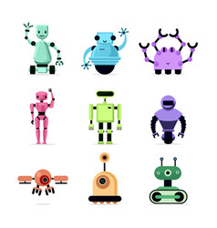 Cartoon robots Royalty Free Vector Image - VectorStock