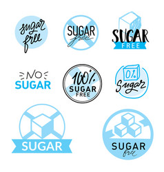 Low sugar sign or stamp Royalty Free Vector Image