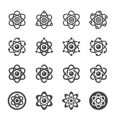 Atom icon Royalty Free Vector Image - VectorStock