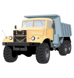 Dump truck Royalty Free Vector Image - VectorStock