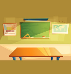 school college classroom interior vector image