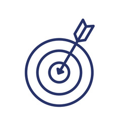 Target and arrow Royalty Free Vector Image - VectorStock