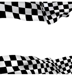 Checkered flag background Royalty Free Vector Image