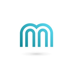 Letter m mosaic logo icon design template elements