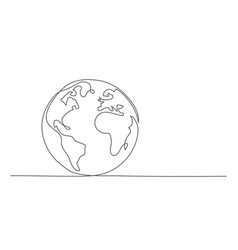 One Line Drawing World Vector Images Over 370