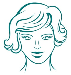 Beautiful woman Royalty Free Vector Image - VectorStock